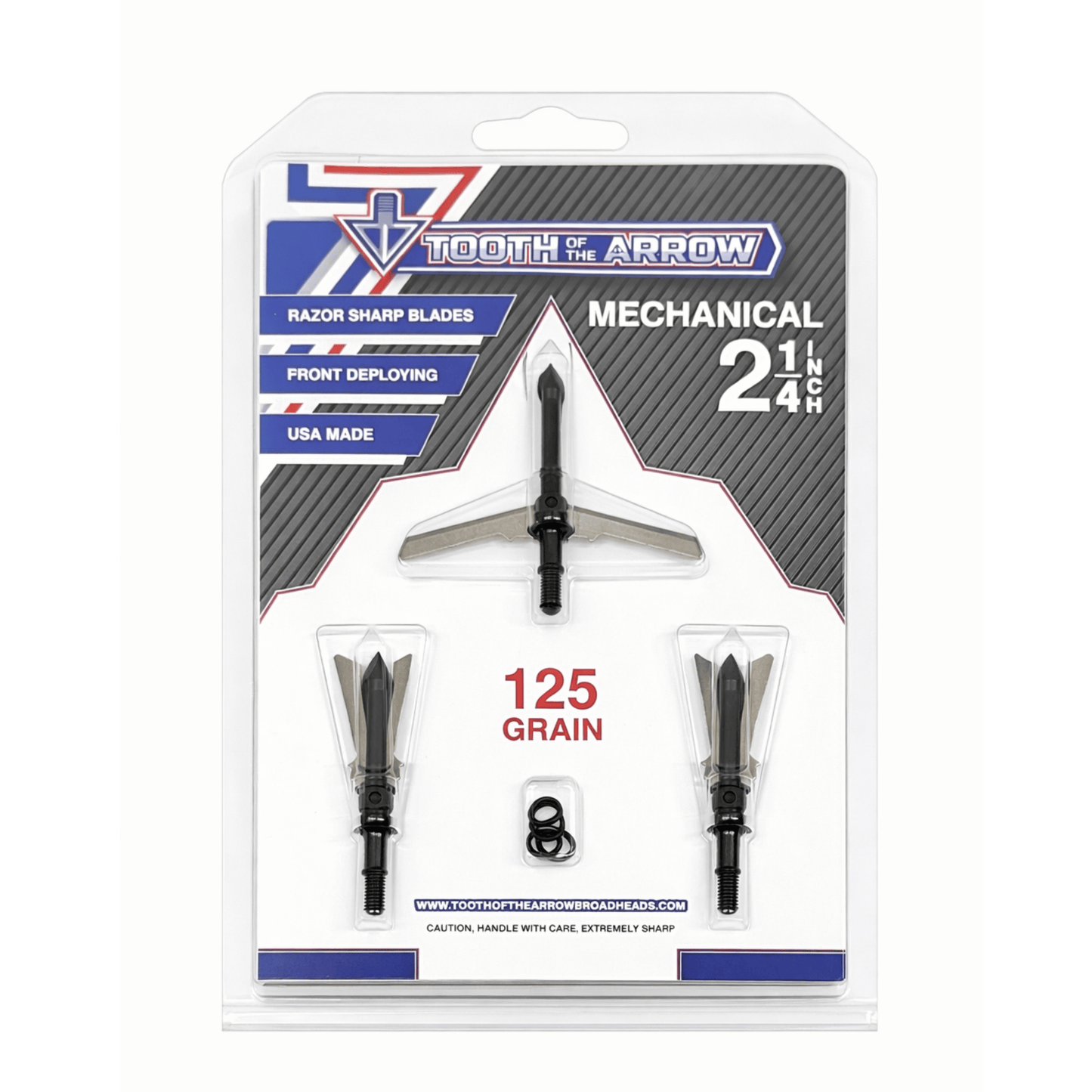 TOTA | 2-Blade Expandable Broadhead | 2.25” Cut | 125 Grain