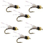 Beadhead Black 3 Dollar Dip Serendipity Nymph - 6 Flies Size 16
