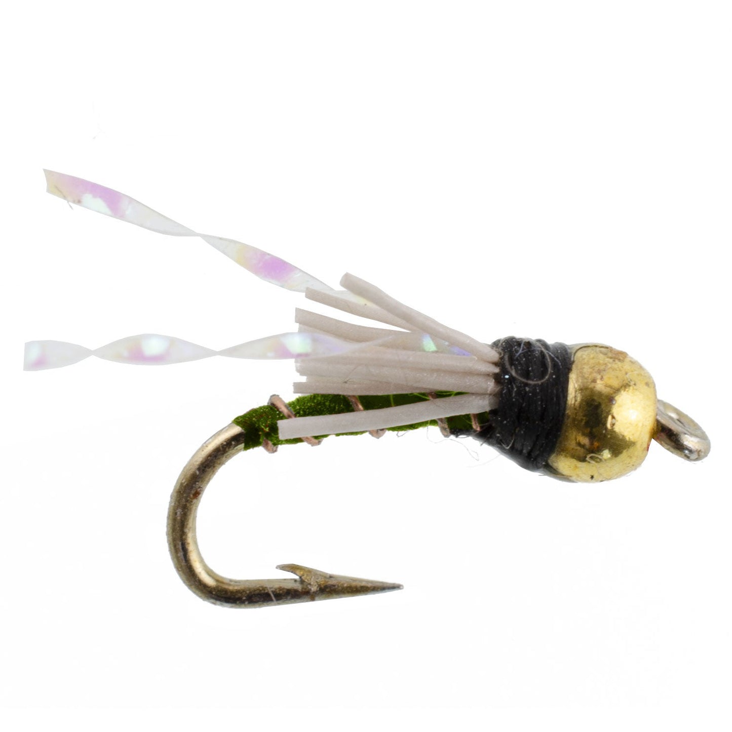 Beadhead Olive 3 Dollar Dip Serendipity Nymph - 1 Dozen Flies Size 18