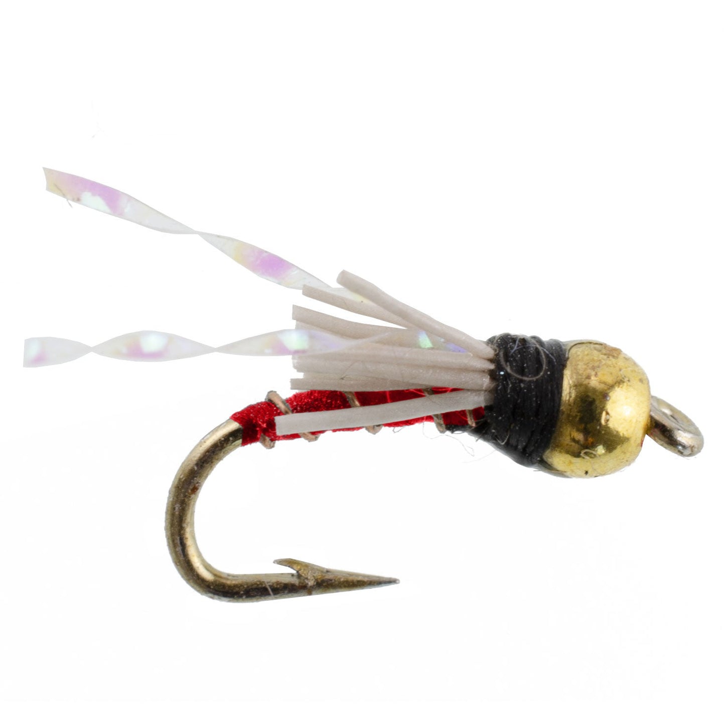 3 Pack Beadhead Red 3 Dollar Dip Serendipity Nymph - Hook Size 16