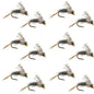 Barrs Baetis Emerger BWO Wet Fly Fishing Flies - 1 Dozen Flies Hook Size 14