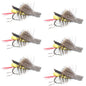 Barbless Daves Hopper Yellow Foam Grasshopper Fly - 6 Flies Hook Size 8