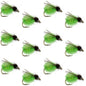 LaFontaine Bright Green Deep Sparkle Caddis Pupa - 1 Dozen Flies Hook Size 18