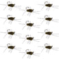 Barbless Pats Rubber Legs Tungsten Jig Dark Olive Euro Nymph 12 Flies #6