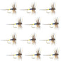 Adams Female Classic Dry Fly - 1 Dozen Flies - Hook Size 16