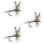 3 Pack Barbless Adams Classic Dry Fly - Hook Size 16