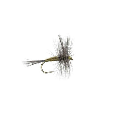 Barbless Blue Winged Olive BWO Trout Dry Fly Fishing Flies - 6 Flies Size 18