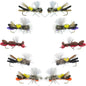 Basics Collection - Parachute Chernobyl Ant Assortment - 10 Flies Size 10
