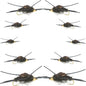 Basics Collection - Kaufmanns Black Stonefly Assortment - 10 Flies #4-12