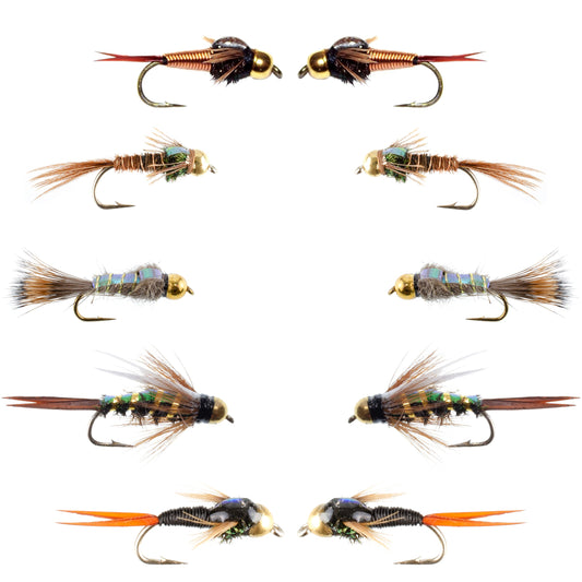 Basics Collection - Copper John - Flash Back Nymph Kit - 10 Flies #10-16