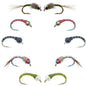 Basics Collection - Bead Head Midge Nymphs 10 Flies Sizes 14-18