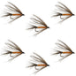 Carey Special Soft Hackle Grouse and Orange Wet Fly - 6 Flies Hook Size 10