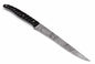Custom Handmade Damascus Fillet Knife with Micarta Handle - 10.5" Overall Length, Leather Sheath Included
