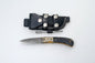 Hand-Engraved Damascus Folding Knife with Honeycomb Handle - TK-417