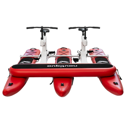 Nautiqua | BORACAY | Premium Catamaran Style Water Bike with Front Pad | 2 Person