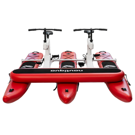 Nautiqua | BORACAY | Premium Catamaran Style Water Bike with Front Pad | 2 Person