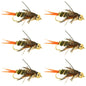 Double Bead Twenty Incher Nymph Fly Fishing Flies - 6 Flies Hook Size 12