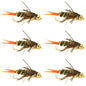 Double Bead Twenty Incher Nymph Fly Fishing Flies - 6 Flies Hook Size 14