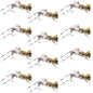 Fat Albert Tan Foam Body Grasshopper Fly - 1 Dozen Flies Hook Size 10