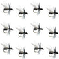 Black Fur Flying Ant Terrestrial Trout Dry Fly - 1 Dozen Flies Hook Size 18