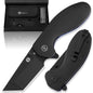 The Pioneer Folding Pocket Knife Giftset for Men and Women (Black and Blue)