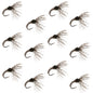 Hares Ear Sakasa Kebari - 12 Tenkara Flies - Size 14