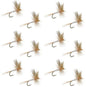 Light Cahill Classic Trout Dry Fly Fishing Fly - 1 Dozen Flies Size 20