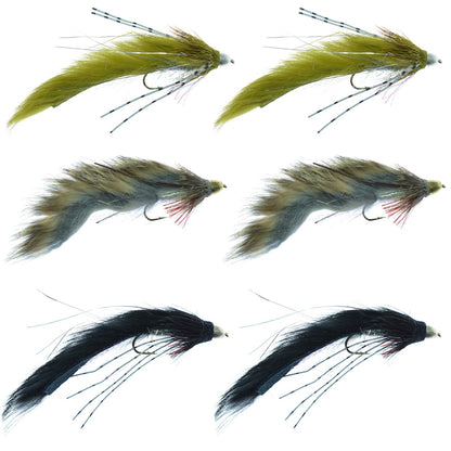 Muddy Buddy Zuddler Cone Head Streamers Assortment - Sze 4