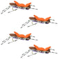 4 Pack Moorish Hopper Purple Foam Body Grasshopper Fly - Hook Size 10