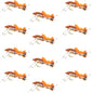 Moorish Hopper Brown Tan Foam Body Grasshopper Fly - 1 Dozen Flies Hook Size 10