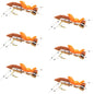 Moorish Hopper Brown Tan Foam Body Grasshopper Fly - 6 Flies Hook Size 10