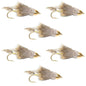 Cone Head Muddler Minnow Trout and Bass Streamer Fly - 6 Flies Size 8