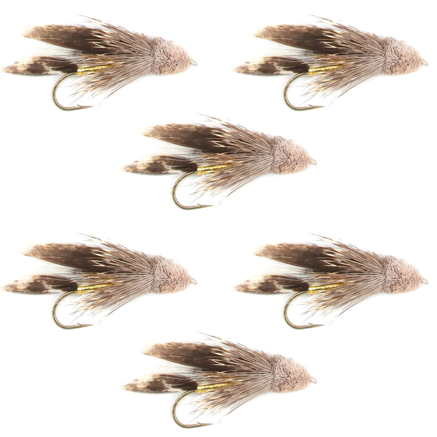 Muddler Minnow Streamer Fly - 6 Flies Size 4