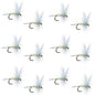 Pale Morning Dun PMD Classic Dry Fly - 1 Dozen Flies Hook Size 18