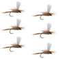 Hares Ear Parachute Classic Dry Fly - 6 Flies Hook Size 14