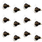 Bead Head LaFontaine Black Deep Sparkle Caddis Pupa - 12 Flies Size 16