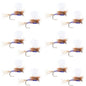 Parachute Purple Haze Dry Fly - 12 Flies Size 14