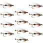 Royal Coachman Bucktail Classic Streamer Flies - Set of 12 - Hook Size 4