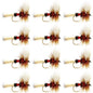 Royal Wulff Classic Trout Dry Fly Fishing Fly -12 Flies Size 14
