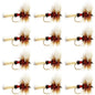 Royal Wulff Classic Trout Dry Fly Fishing Flies - 12 Flies Size 8