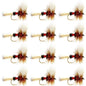 Royal Wulff Classic Trout Dry Fly Fishing Flies - 12 Flies Size 10