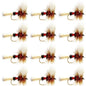 Royal Wulff Classic Trout Dry Fly Fishing Flies - 12 Flies Size 16
