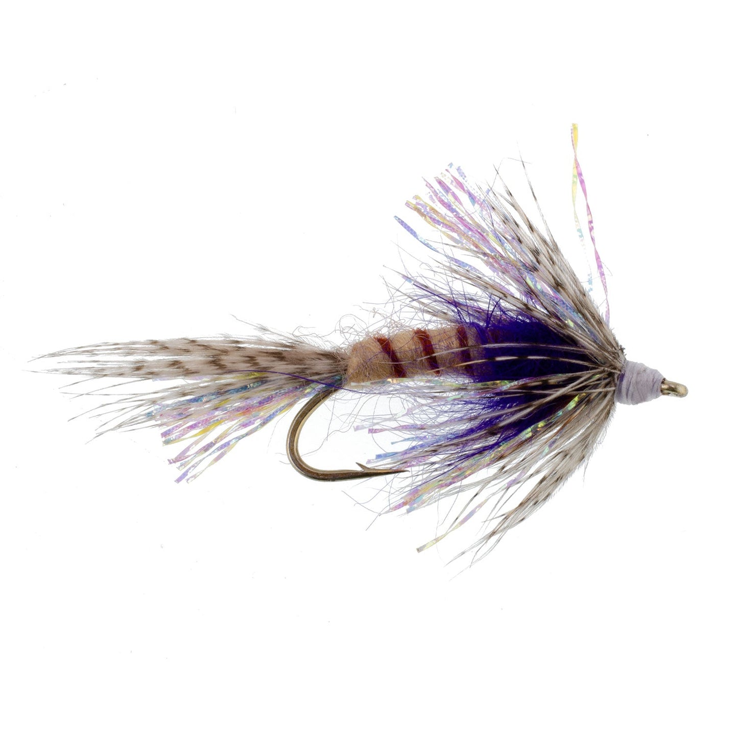 Purple Shakey Bealy Fall Soft Hackle Wet Fly - 1 Dozen Flies Hook Size 10