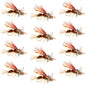 Kaufmann's Royal Crystal Stimulator Rubber Legs Dry Fly - 1 Dozen Flies Hook Size 14