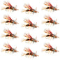 Kaufmann's Royal Crystal Stimulator Rubber Legs Dry Fly - 1 Dozen Flies Hook Size 12