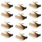 Tungsten Bead Cream Mop Fly Tactical Jigh Euro Nymph - 12 Flies Size 14