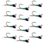 Tungsten Gasolina Perdigon Tactical Jig Euro Nymph 12 Flies Size 14