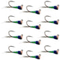 Tungsten Gasolina Perdigon Tactical Jig Euro Nymph 12 Flies Size 18