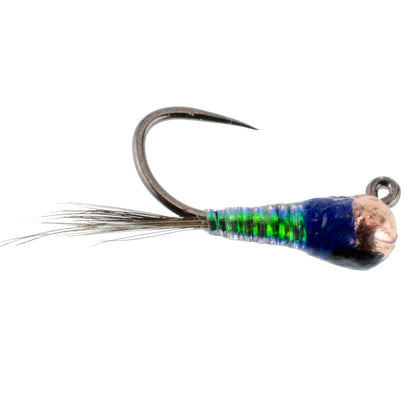 Tungsten Gasolina Perdigon Tactical Jig Euro Nymph 12 Flies Size 18