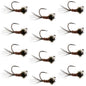 Tungsten Pheasant Tail Tactical Czech Nymph Euro Jig - 12 Flies Size 14